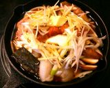 スキレット炊き込みご飯！鶏鱈鮭茸秋の旬味作り方5写真