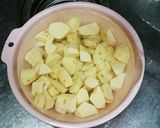 マヨネーズ無しで甘甘スイートポテトサラダ作り方1写真