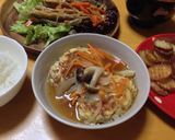 大豆のお肉☆あんかけ豆腐ハンバーグ作り方5写真