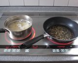 桜えびと長ネギの和風パスタ 醤油風味作り方3写真