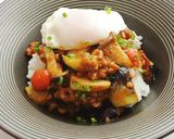 家族大満足☺大豆のお肉の甘辛とろとろ丼作り方11写真