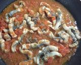 鰻のトマトソースパスタ作り方3写真