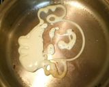 簡単❗パンケーキアート作り方1写真