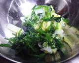 白菜とほうれんそうのおかかマヨ和え作り方1写真