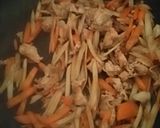 豚肉とじゃこのかき醤油混ぜご飯☆作り方2写真