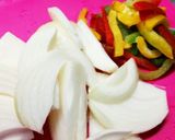 豚肉ときのこのカラフルしょうが焼き作り方2写真