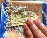 しらす×ネギの引っこ抜いて食べるピザパン作り方3写真