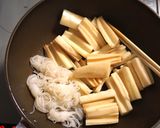れんこんと結びしらたきの炊いたん作り方5写真
