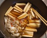 れんこんと結びしらたきの炊いたん作り方6写真