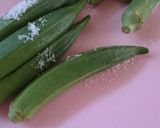 ひじきと玉ねぎとオクラのサラダ作り方1写真
