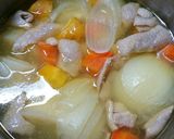 鶏皮プルプルシチュー。作り方4写真
