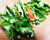 牛すじで青椒肉絲風らーめん作り方3写真