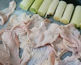 鶏皮串無し焼き鳥。作り方1写真