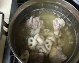 レンコンとチキンのスープ作り方5写真