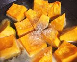 フライパンで☆素材の味ホクホクかぼちゃ煮作り方1写真