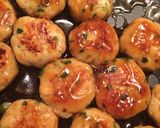 混ぜて焼くだけ♪ヘルシーおからつくね丼♡作り方4写真
