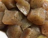 干し椎茸のおだしたっぷり 筑前煮風煮物作り方2写真