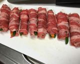 豚肉の2色巻き☆生姜焼き風作り方15写真