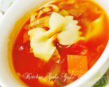 野菜たっぷりトマトスープ作り方5写真