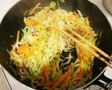 簡単中華玉子甘酢あんかけ焼きそば作り方5写真