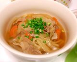 簡単！短時間できるなんちゃって肉うどん☆作り方6写真