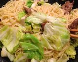 大豆ミートのアンチョビパスタ♬作り方6写真