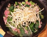 ご飯がススム！小松菜と豚肉の味噌炒め作り方4写真