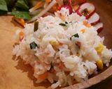 カニかまで炊き込みご飯♪作り方6写真