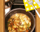 山菜と油揚げ、鶏肉と里芋の炊き込みご飯作り方2写真