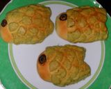 レンジパンで「鯉のぼりメロンパン」♪作り方14写真