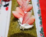 苺とミルククリームの抹茶ロール作り方16写真