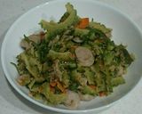 ゴーヤ入りレタス炒飯作り方3写真