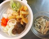 ピリ辛でポカポカ♡お豆腐ヘルシーすいとん作り方2写真