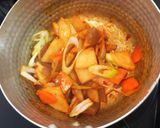 ピリ辛でポカポカ♡お豆腐ヘルシーすいとん作り方4写真