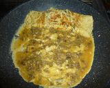 カレーひき肉入り卵焼き作り方3写真