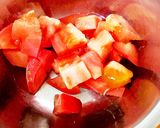 鶏ひき肉と残り野菜のトマトパスタ作り方2写真