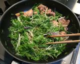 あっと言う間！水菜&紅法師と鶏の煮物♪作り方7写真