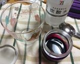 〇手作りぶどうジャムで作る炭酸ジュース作り方2写真
