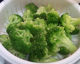 鶏ブロッコ辛子醤油味作り方2写真