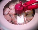 鶏ブロッコ辛子醤油味作り方3写真