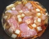 焼肉のタレでおこわ風鶏ごぼう炊き込みご飯作り方2写真