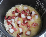 しょうがとタコの炊き込みご飯＊大葉のせ作り方4写真