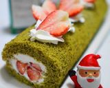 苺とミルククリームの抹茶ロール作り方17写真