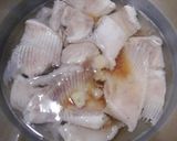 かすべの煮付けを、シャンタンと生姜で～作り方3写真