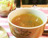 玉ねぎと人参のスープ。作り方3写真
