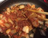 簡単じゃがいもとコンビーフのケチャップ炒作り方4写真