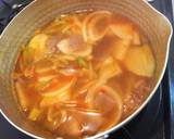 ピリ辛でポカポカ♡お豆腐ヘルシーすいとん作り方6写真