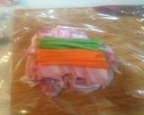 鶏肉の野菜巻き作り方2写真