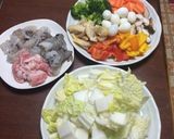 創味シャンタンDXで★カラフル八宝菜★作り方1写真