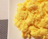 朝食に☆スクランブルエッグオープンサンド作り方1写真
